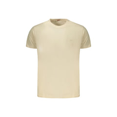 Rifle T-Shirt Μανίκια Κοντά Άνδρας Μπεζ Κέντημα