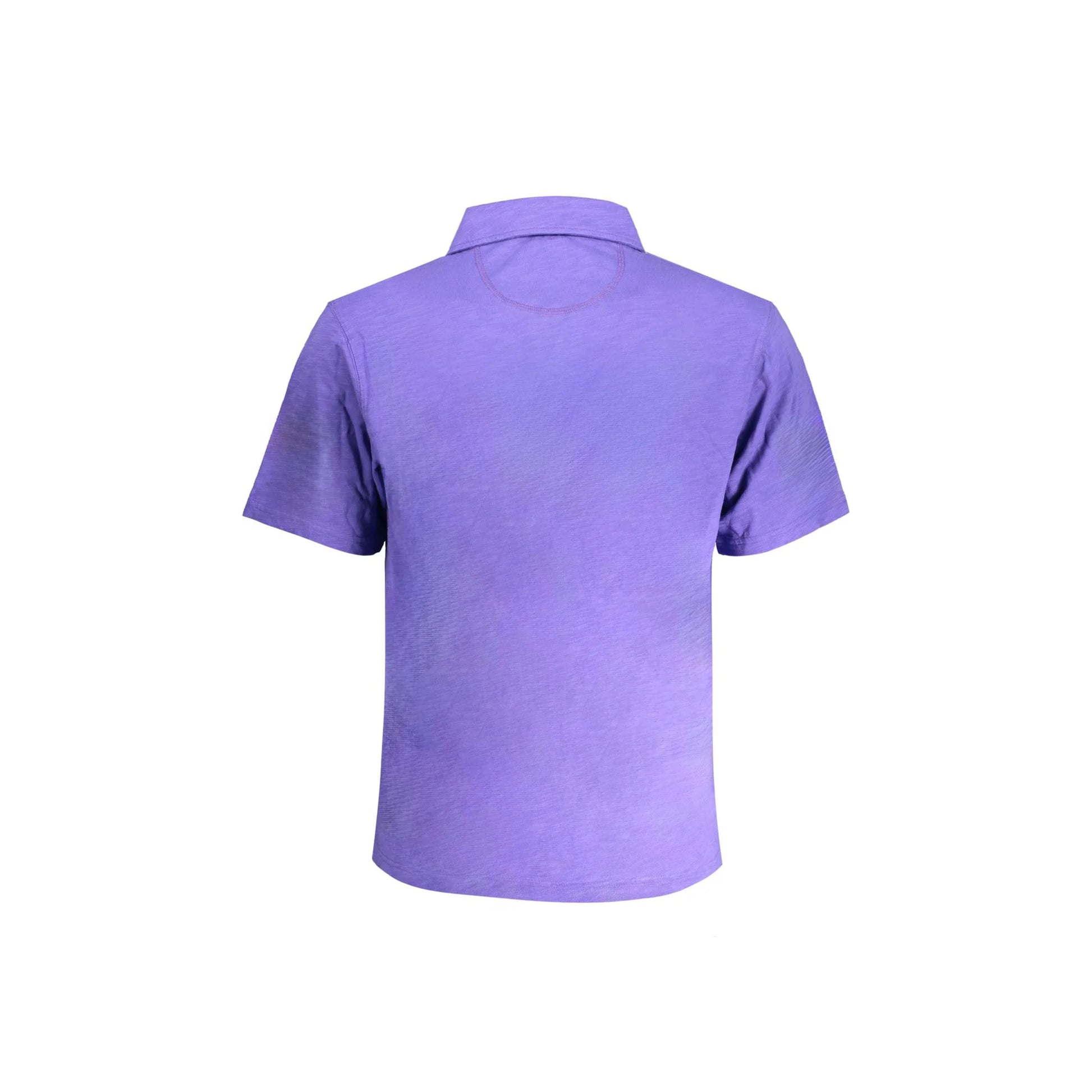 La Martina Polo Maniche Corte Uomo Viola Ricamo - vista 2