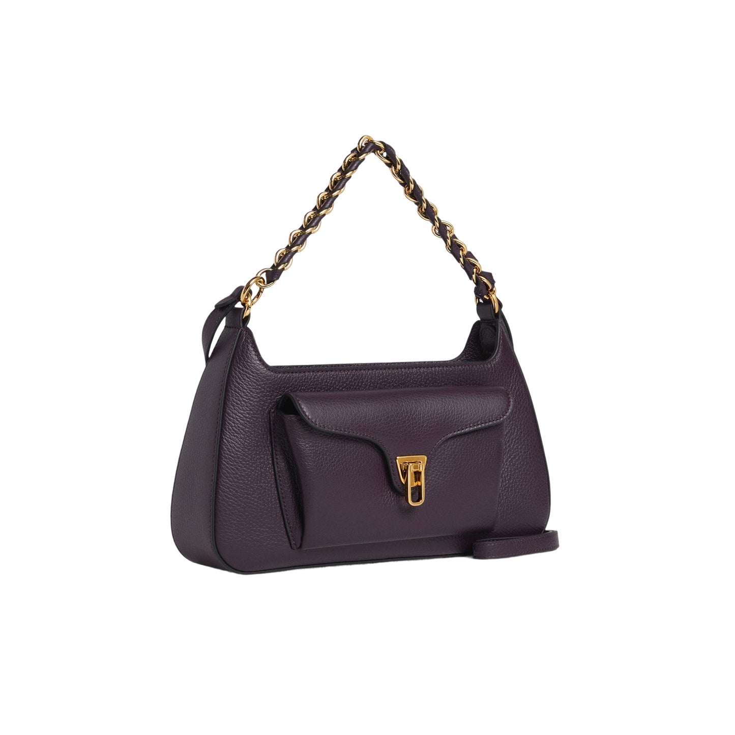 COCCINELLE Borsa Donna a Spalla Viola, In Vera Pelle, Beat Generation Borse - vista 4