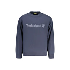 Timberland φούτερ ανδρικό μπλε με μακριά μανίκια και λογότυπο τύπωμα