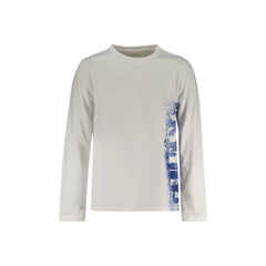 Guess Jeans T-Shirt Maniche Lunghe Bambino Bianca Stampa Logo