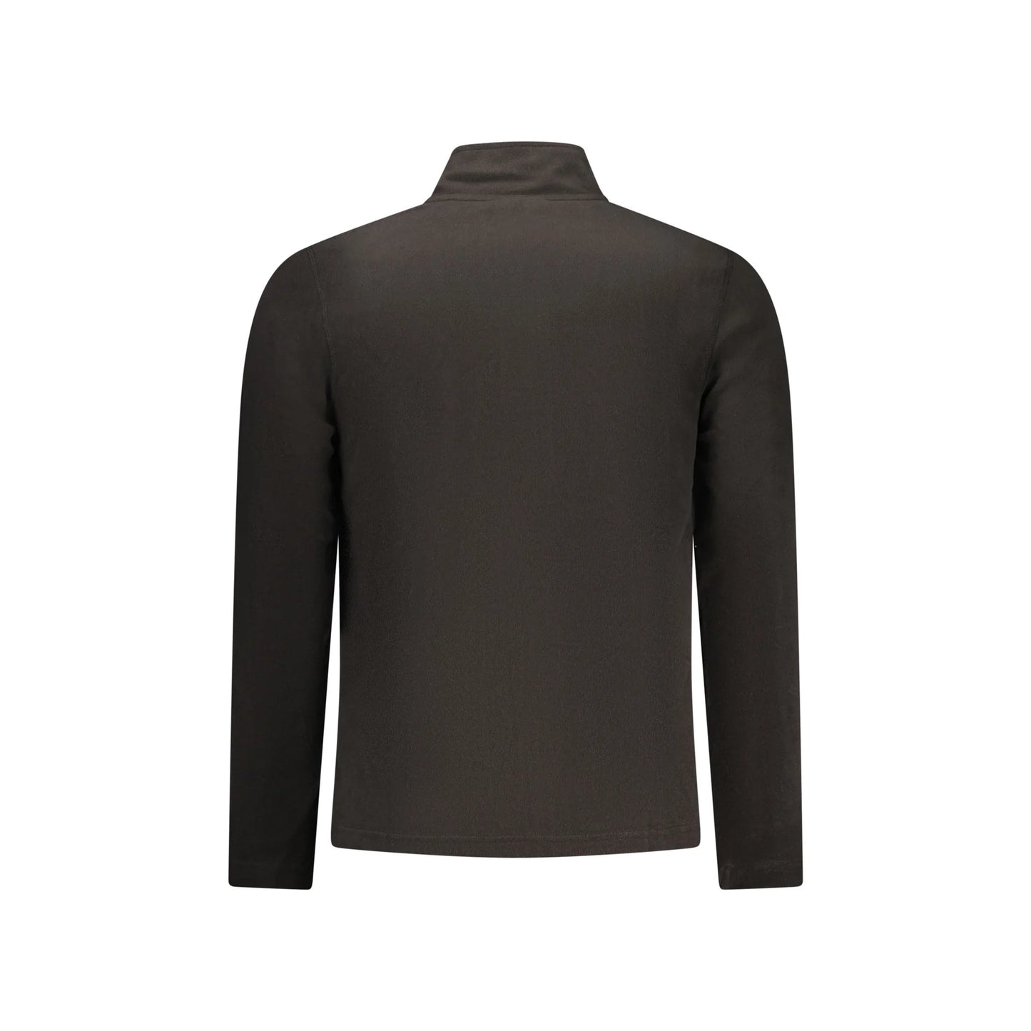 U.S. Grand Felpa Uomo Nera Zip Pile Ricamo Logo Felpe nero - vista 2