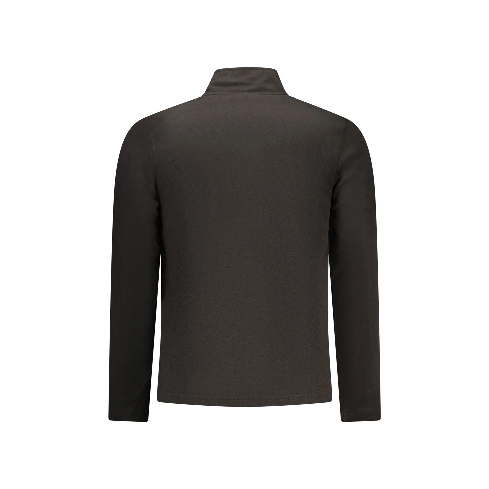U.S. Grand Felpa Uomo Nera Zip Pile Ricamo Logo Felpe nero - vista 2