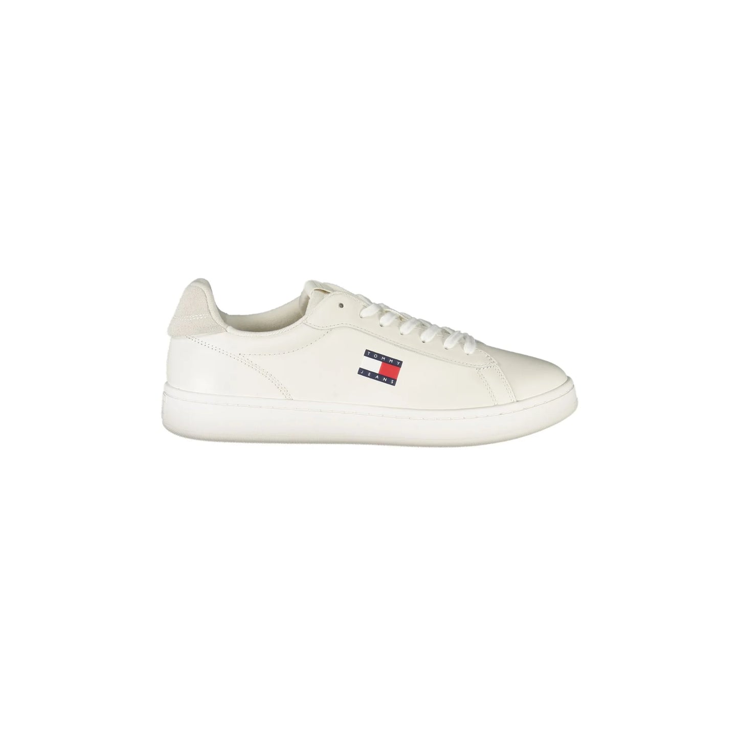 TOMMY HILFIGER Calzatura Sportiva Uomo Bianca con Lacci Sneakers Bianco - foto prodotto