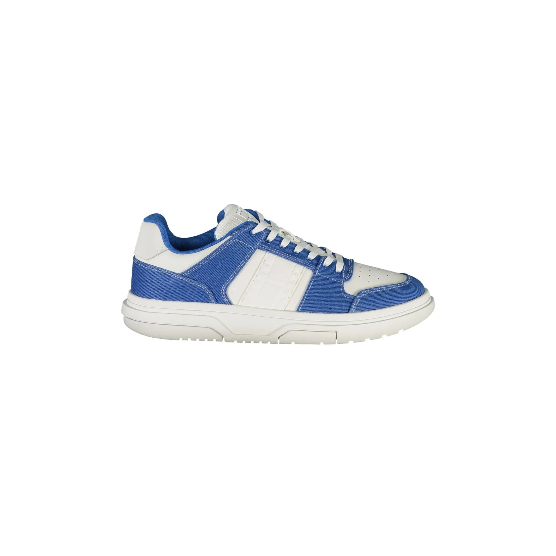 TOMMY HILFIGER Calzatura Sportiva Uomo Bianca con Dettagli a Contrasto Sneakers Bianco - foto prodotto