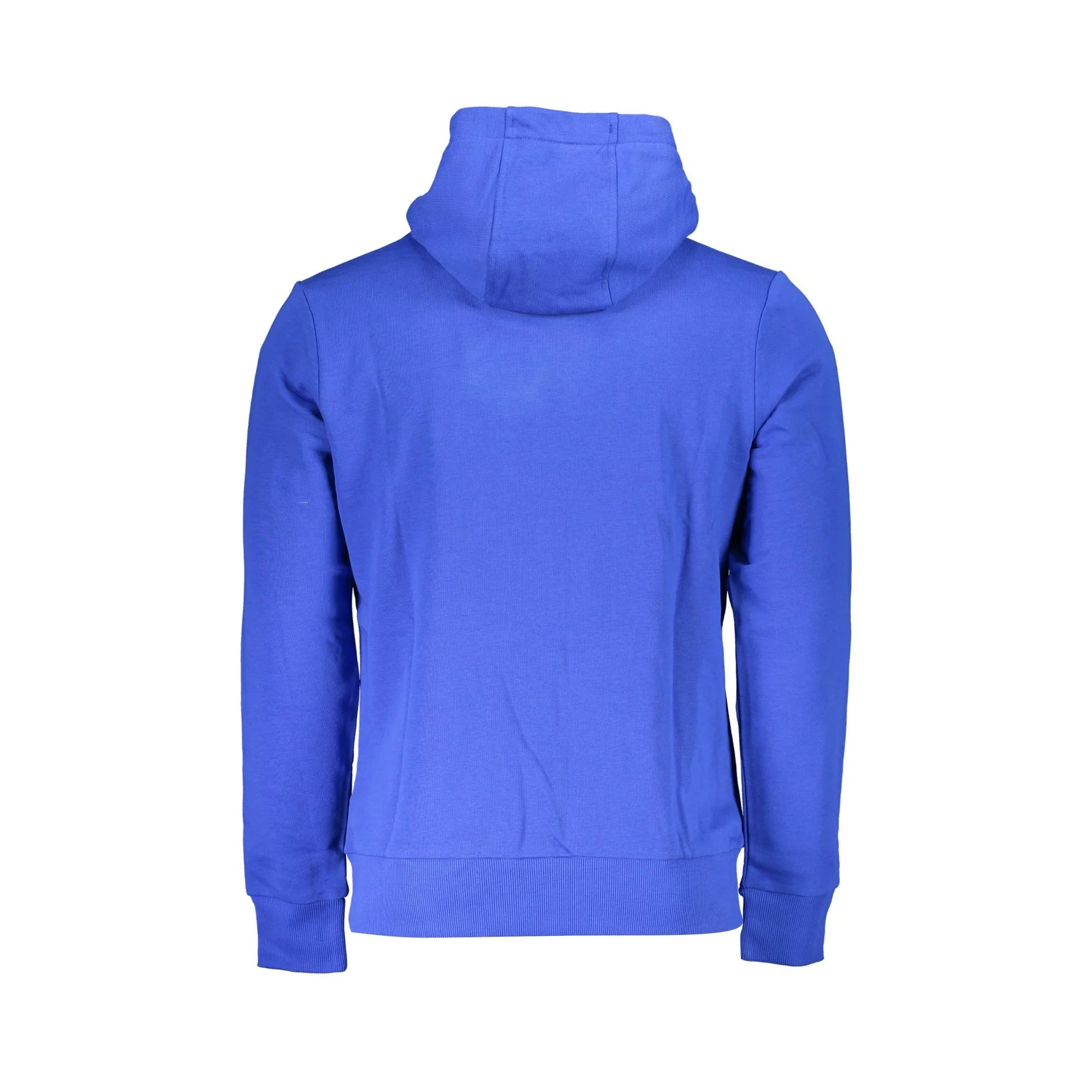 La Martina Felpa Maniche Lunghe Senza Zip Uomo Blu Ricamo Felpe - vista 2