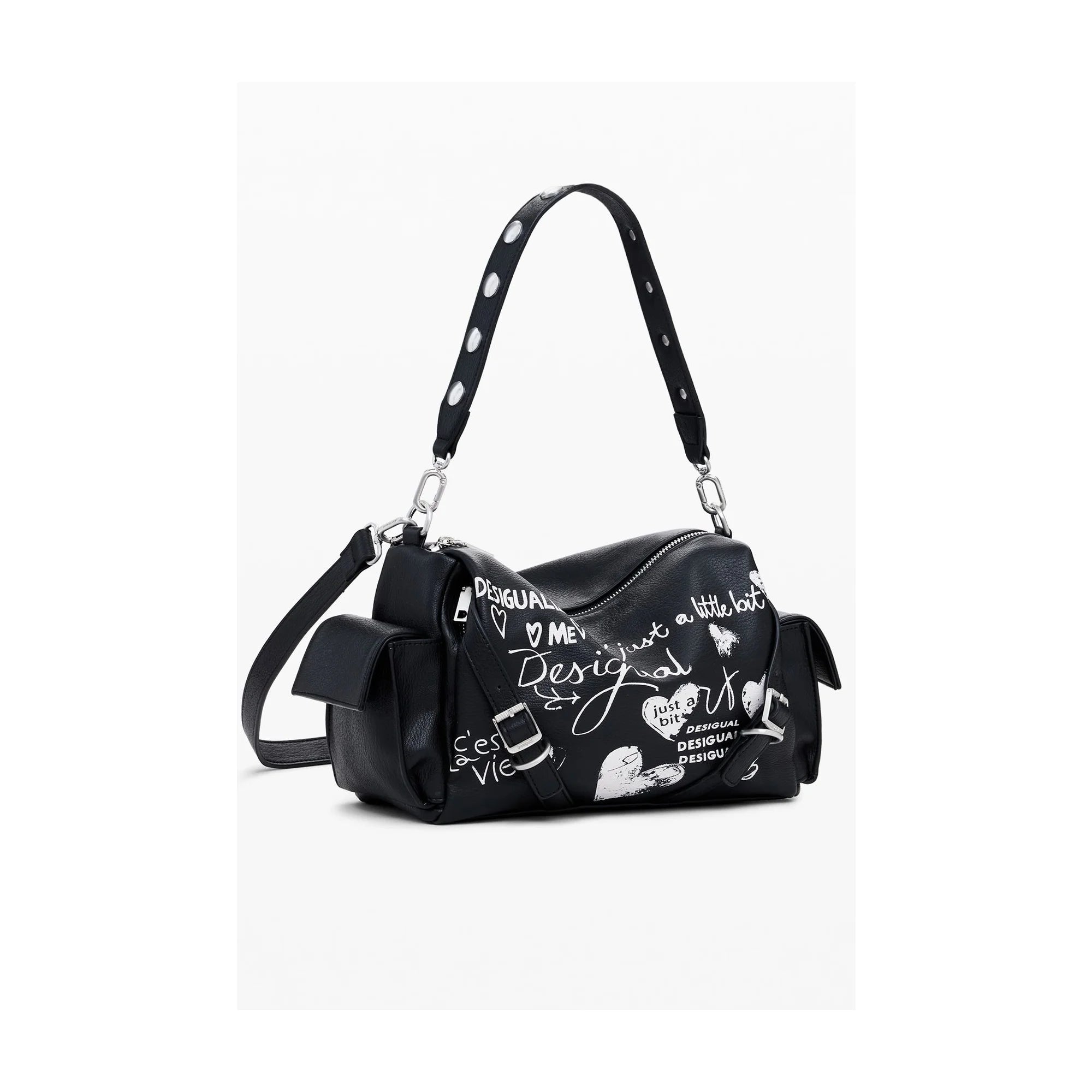 DESIGUAL BORSA DONNA NERO