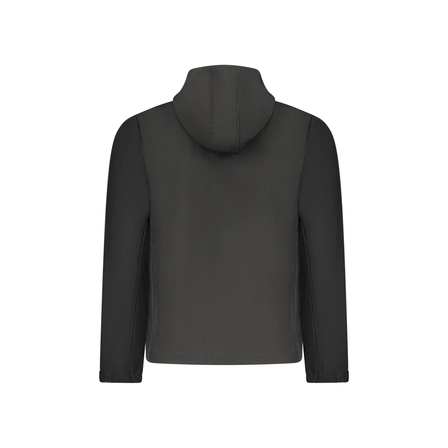 U.S. Grand Giubbotto Uomo Nero Soft Shell Cappuccio Tasche Logo Giubbotti e Giacche - vista 2