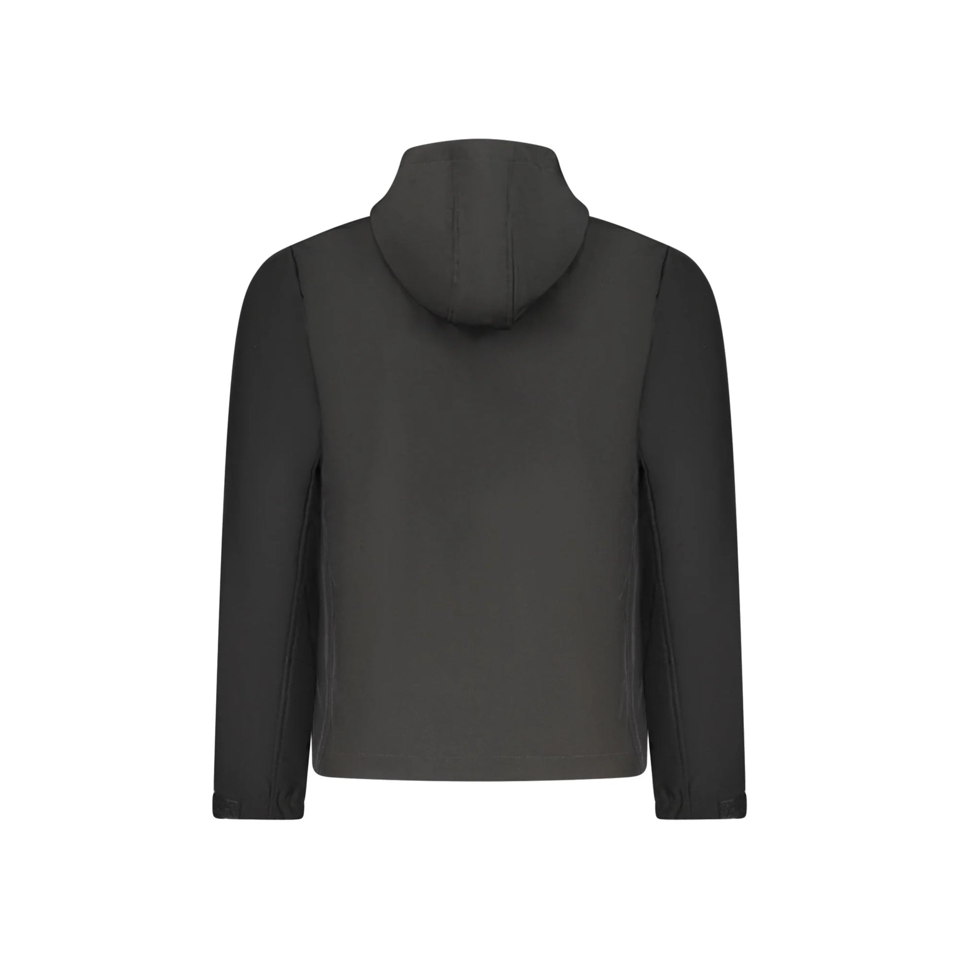U.S. Grand Giubbotto Uomo Nero Soft Shell Cappuccio Tasche Logo Giubbotti e Giacche - vista 2