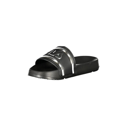 FILA Ciabatte Donna Nere Morro Bay con Dettagli Silver nero - vista 3