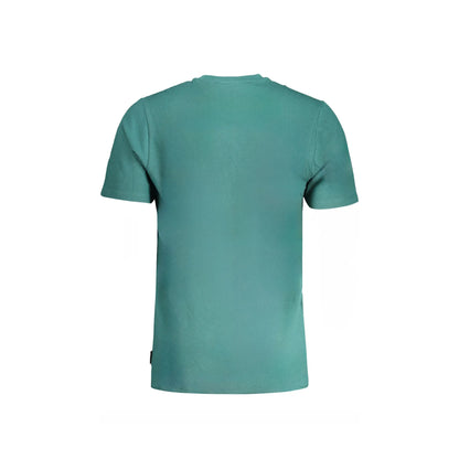 Gian Marco Venturi T-Shirt Maniche Corte Uomo Verde Ricamo - vista 2