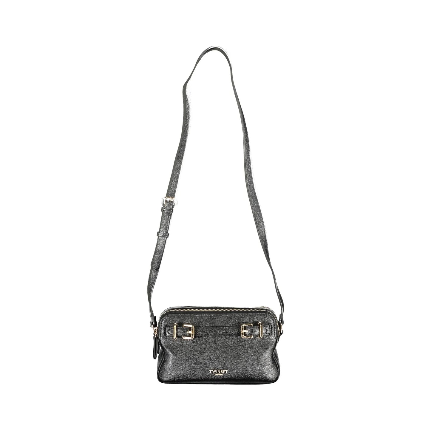 Twinset Borsa a Tracolla Donna Nera Logo Borse Nero - foto prodotto