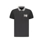 Cavalli Class Polo Maniche Corte Uomo Nera Stampa Logo Nero - foto prodotto