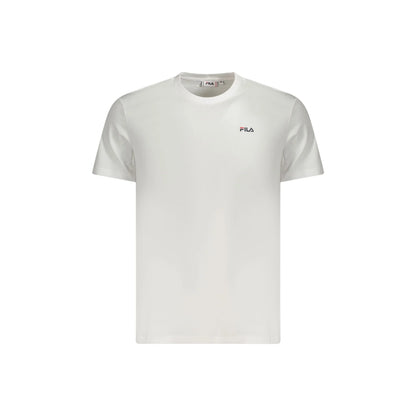 Fila T-Shirt Maniche Corte Uomo Bianca Stampa Logo Bianco - foto prodotto