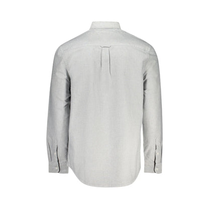 Tommy Hilfiger Camicia Maniche Lunghe Uomo Grigia Ricamo Camicie grigio - vista 2