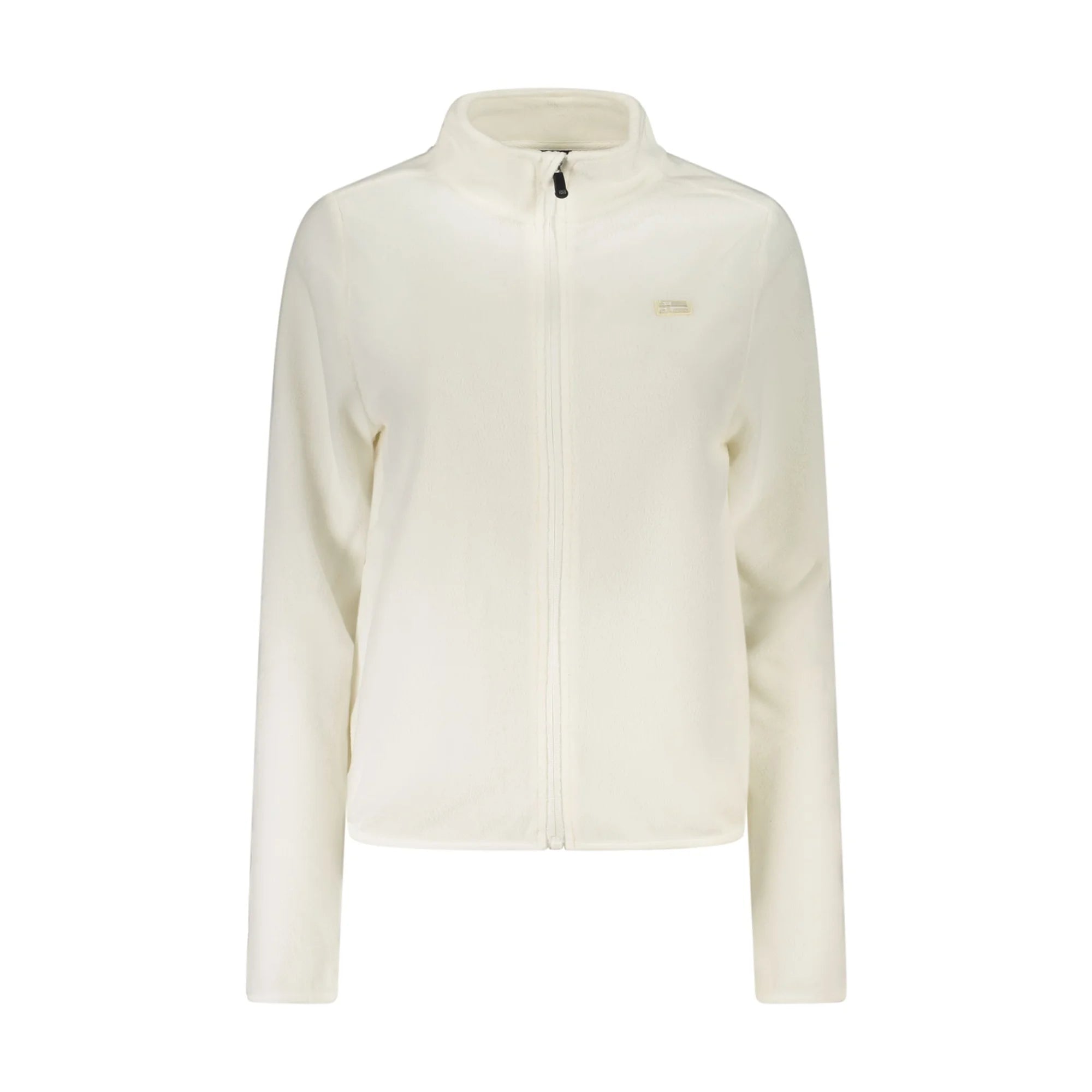 Norway 1963 Felpa Donna Bianca con Zip Pile Applicazione Logo Felpe Bianco - foto prodotto
