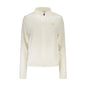 Norway 1963 Felpa Donna Bianca con Zip Pile Applicazione Logo Felpe Bianco - foto prodotto