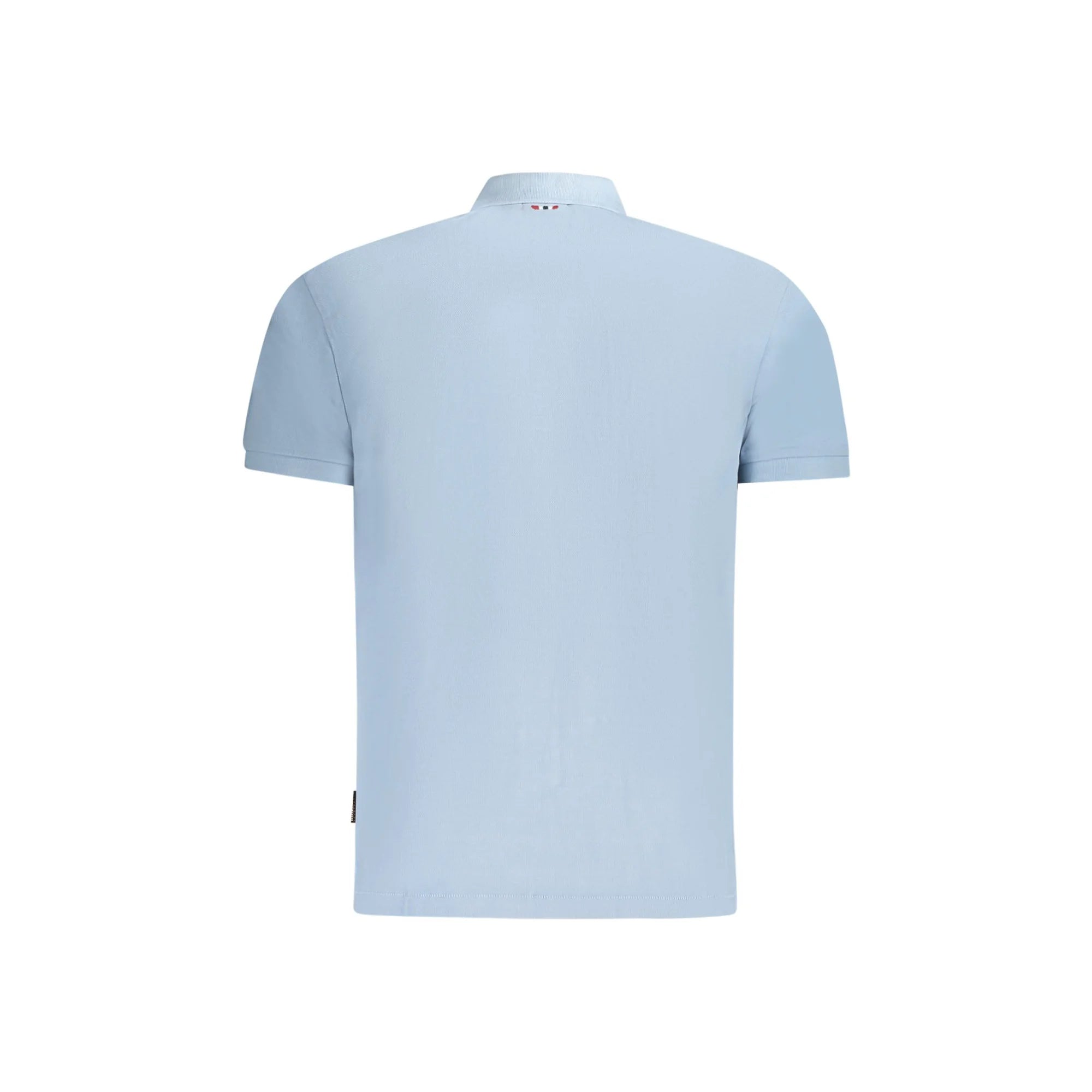 NAPAPIJRI POLO MANICHE CORTE UOMO AZZURRO
