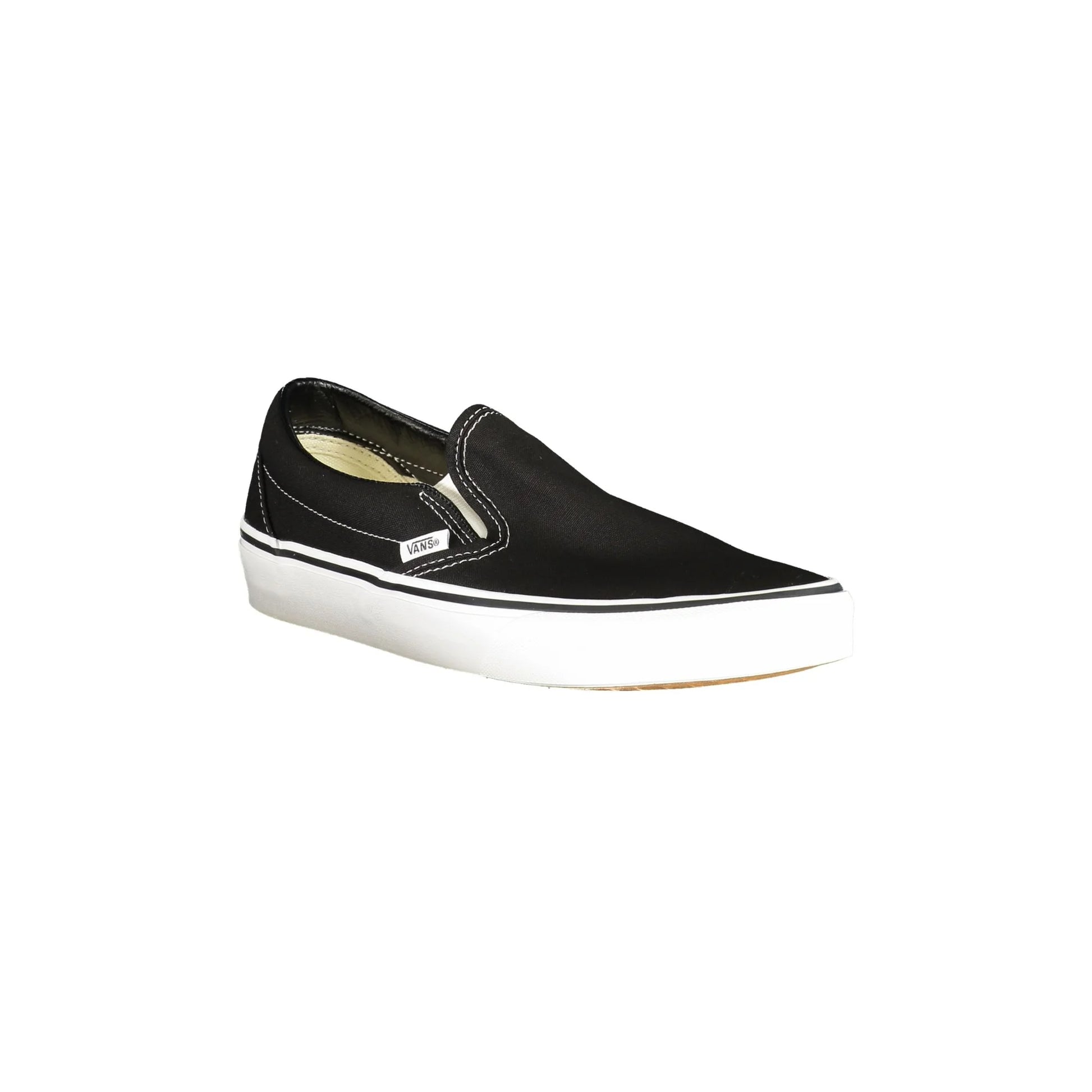 VANS Scarpe Slip-On Uomo Nere Classic con Dettagli a Contrasto Sneakers nero - vista 2