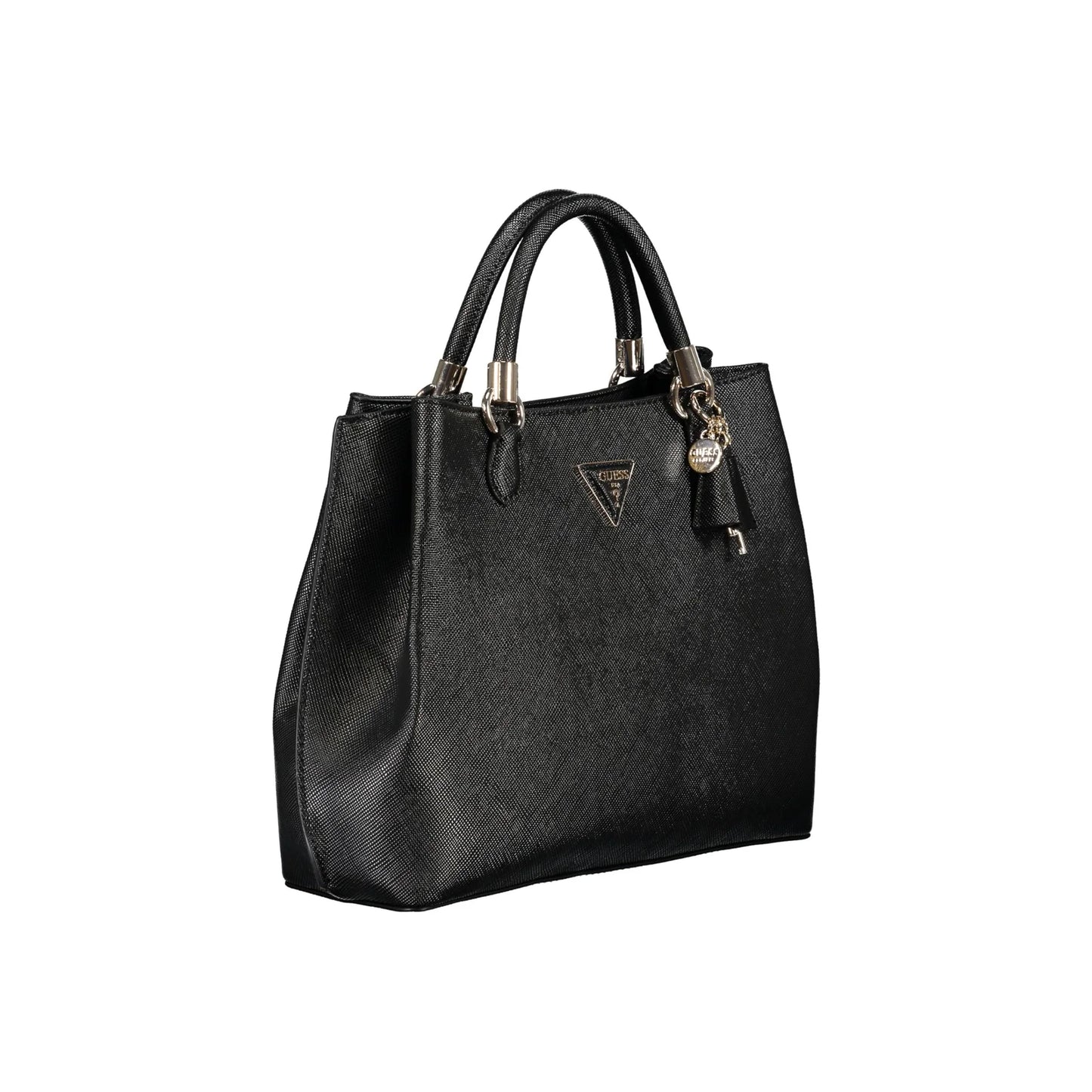 Guess Jeans Borsa Donna Nera Gizele con Tracolla e Doppi Manici Borse nero - vista 3