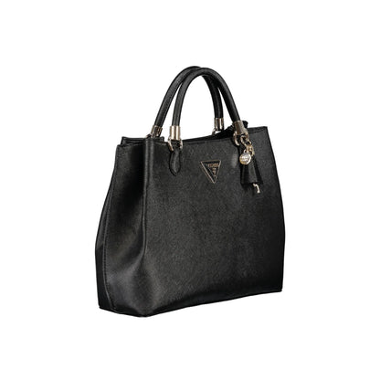 Guess Jeans Borsa Donna Nera Gizele con Tracolla e Doppi Manici Borse nero - vista 3