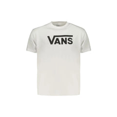 Vans T-Shirt Μανίκια Κοντά Ανδρική Λευκή Εκτύπωση Λογότυπο