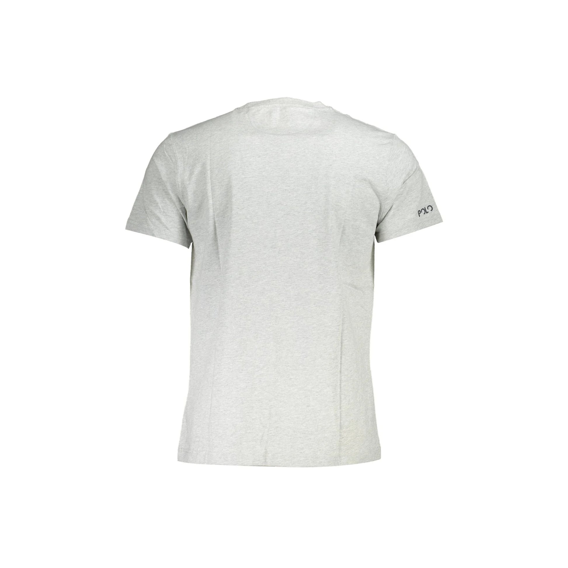 La Martina T-Shirt Maniche Corte Uomo Grigia Stampa Logo grigio - vista 2