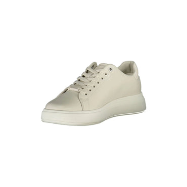 CALVIN KLEIN Scarpe Sneakers Donna Beige con Dettagli a Contrasto - vista 2