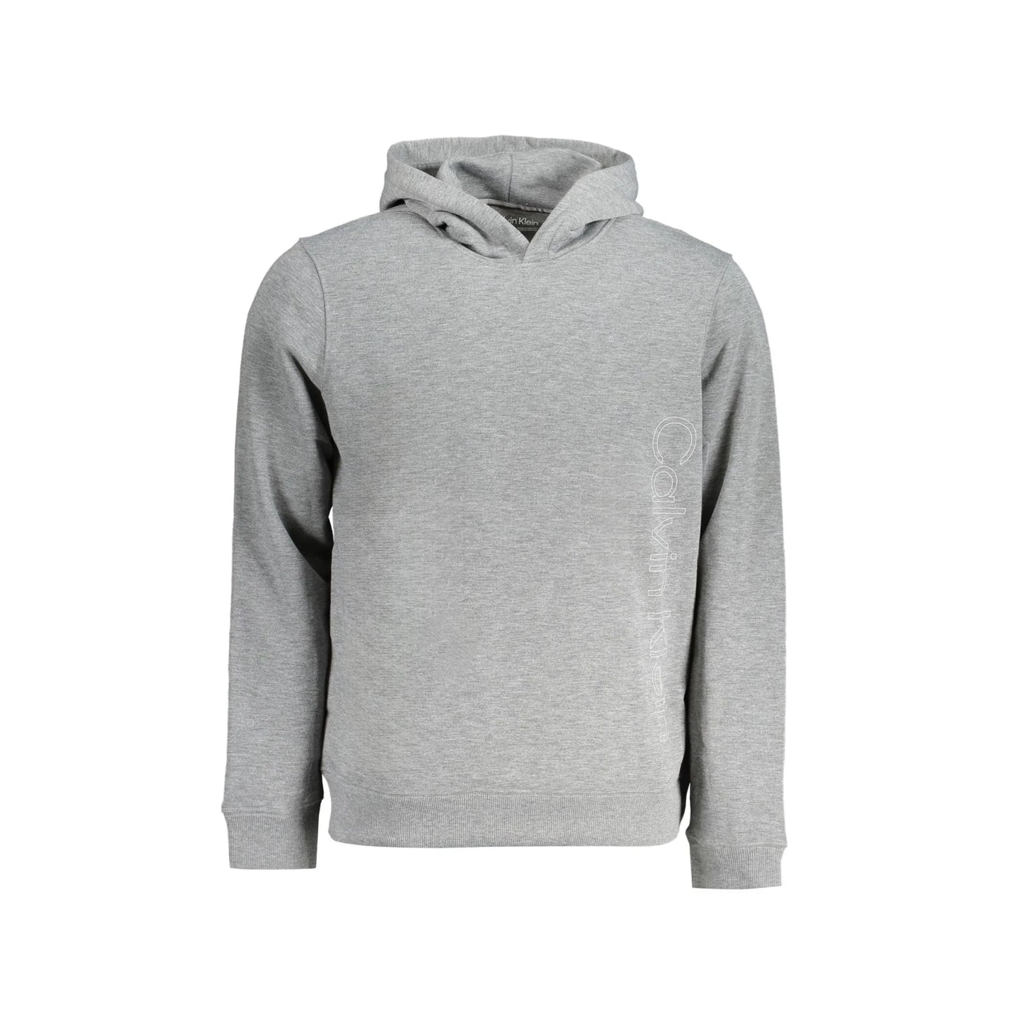 Calvin Klein Felpa Maniche Lunghe Uomo Grigia Stampa Logo Felpe Grigio - foto prodotto