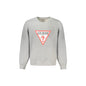 Guess Jeans Felpa Maniche Lunghe Uomo Grigia Stampa Logo Felpe Grigio - foto prodotto