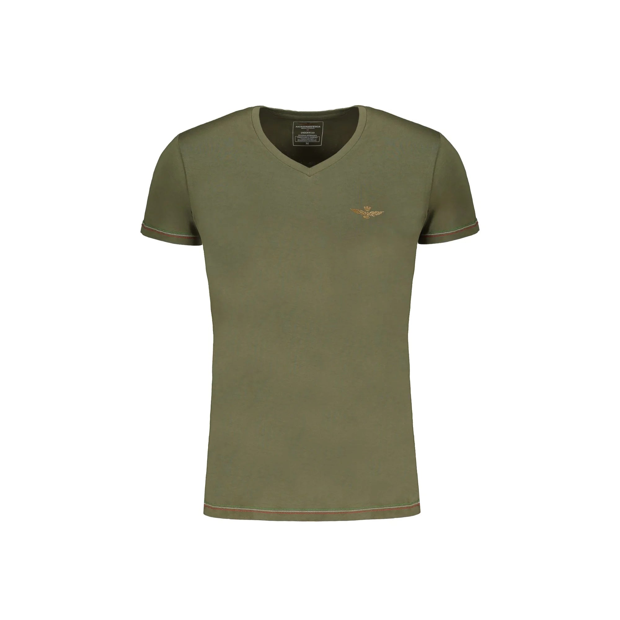 AERONAUTICA MILITARE T-SHIRT MANICHE CORTE UOMO VERDE