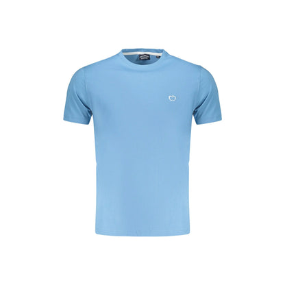 BACI&ABBRACCI T-SHIRT MANICHE CORTE UOMO AZZURRO