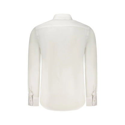 U.S. Grand Camicia Maniche Lunghe Uomo Bianca Ricamo Camicie bianco - vista 2