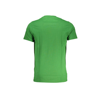 Cavalli Class T-Shirt Maniche Corte Uomo Verde Stampa - vista 2