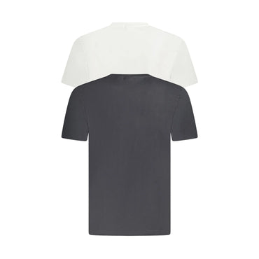 Fila T-Shirt Maniche Corte Uomo Bianca Stampa Logo bianco - vista 2