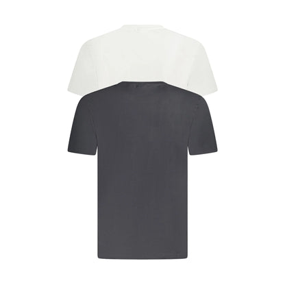 Fila T-Shirt Maniche Corte Uomo Bianca Stampa Logo bianco - vista 2