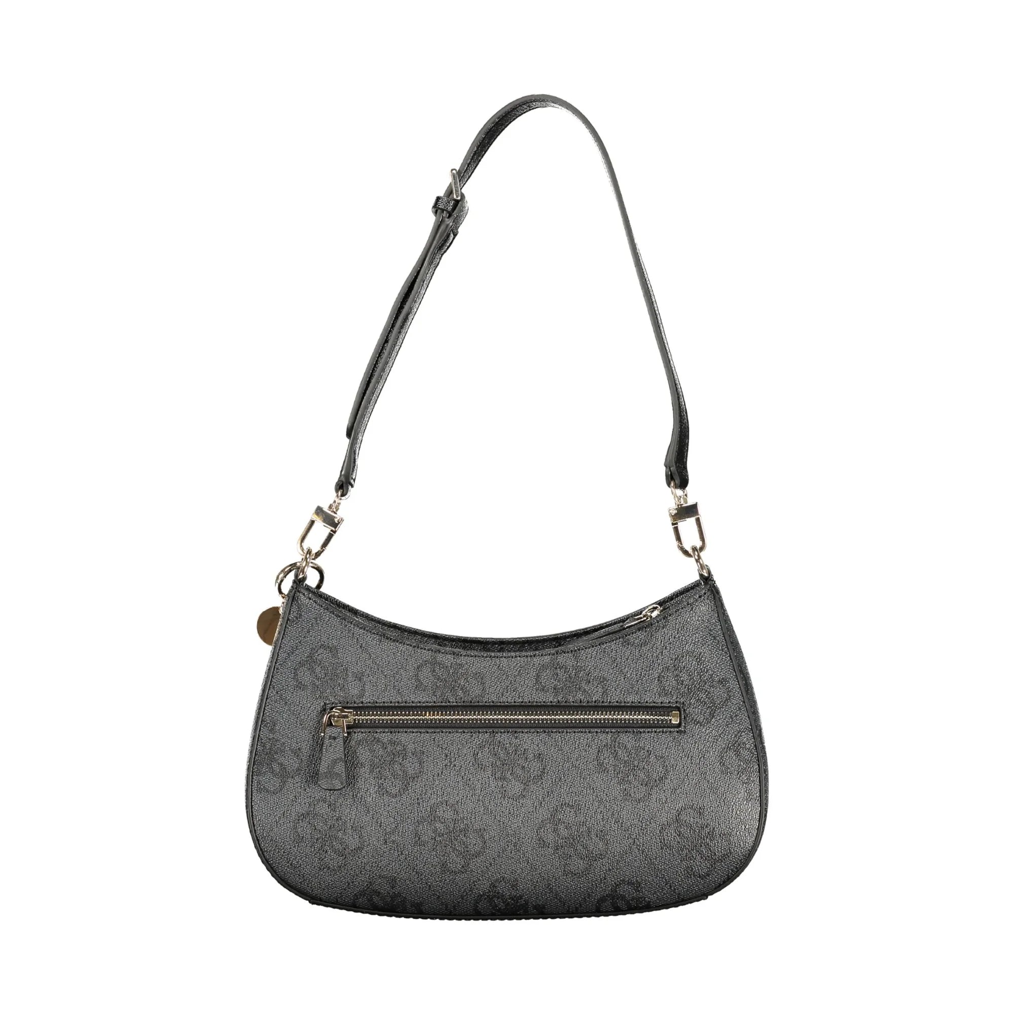 Guess Jeans Borsa a Tracolla Donna Nera Stampa Logo Borse nero - vista 2