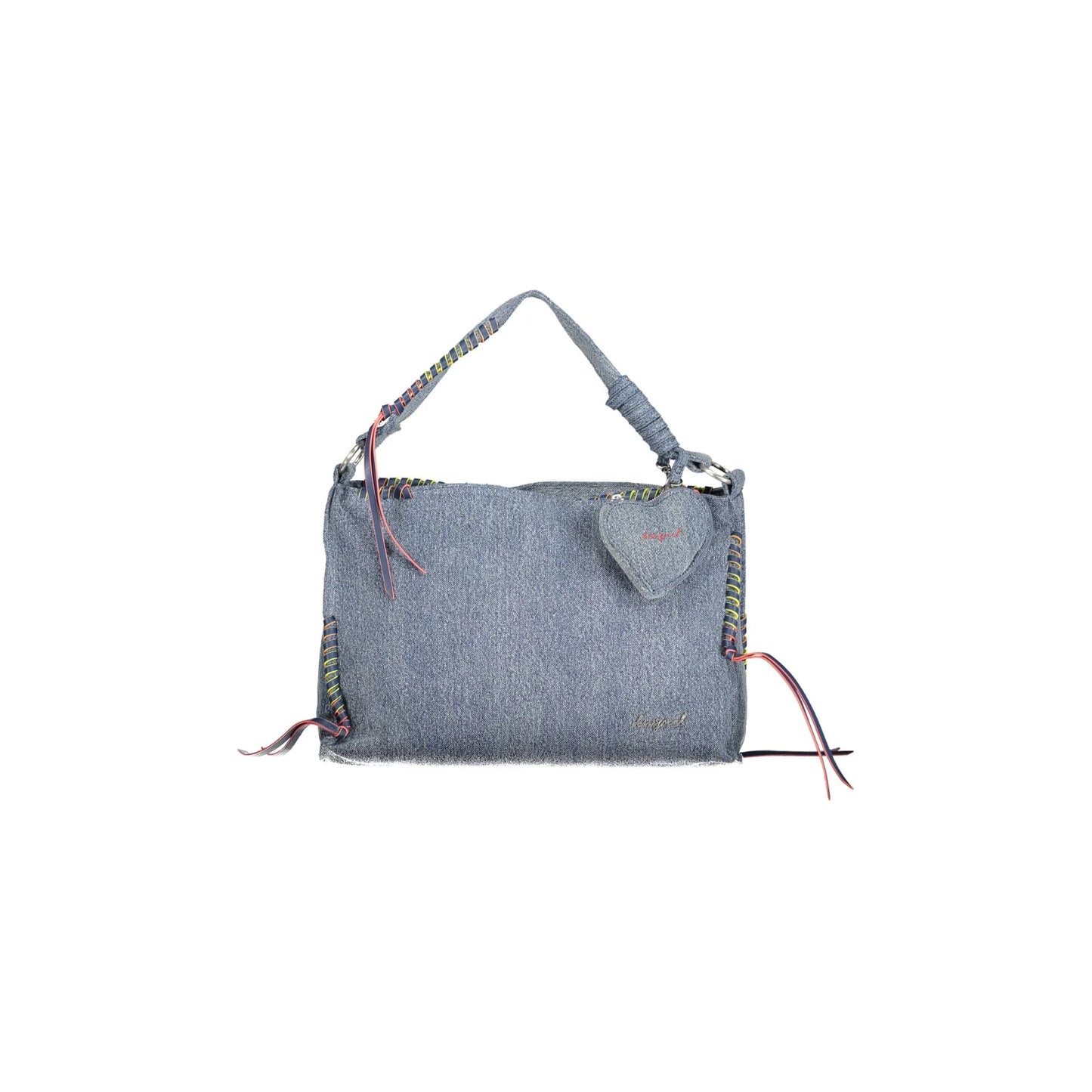 Desigual Borsa a Tracolla Donna Azzurra Logo Borse Azzurro - foto prodotto