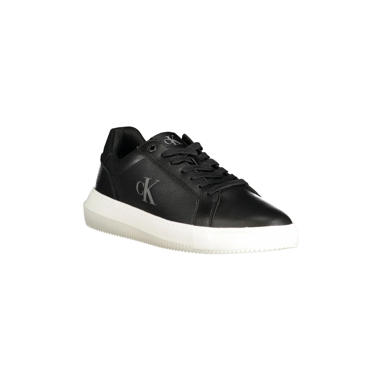 CALVIN KLEIN Scarpe Sneakers Uomo Nere con Dettagli a Contrasto nero - vista 2