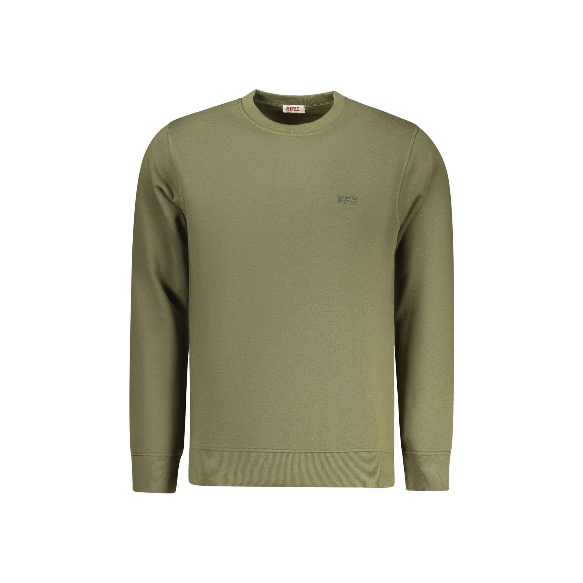 RIFLE FELPA SENZA ZIP UOMO VERDE