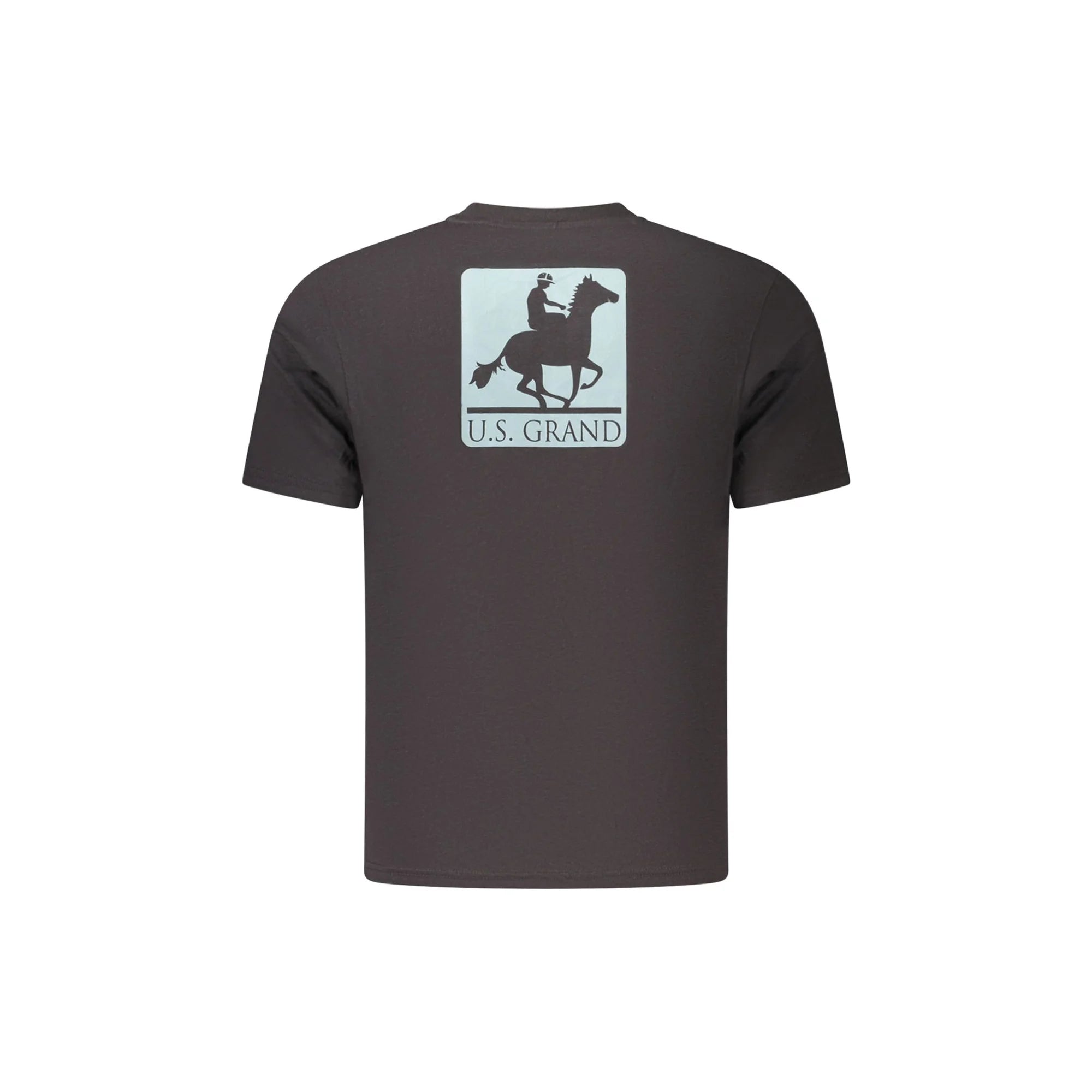 U.S. GRAND T-SHIRT MANICHE CORTE UOMO NERO