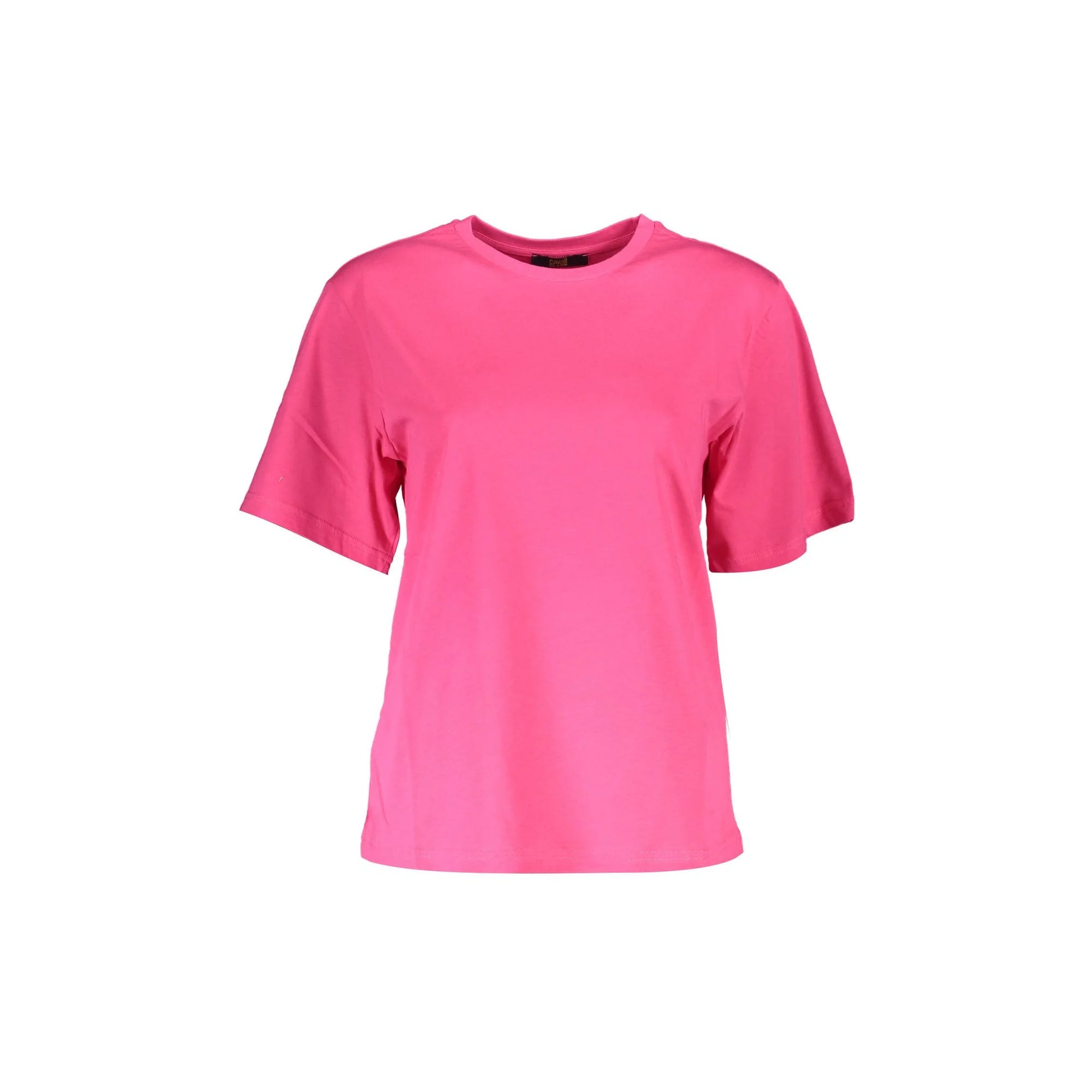 CAVALLI CLASS T-SHIRT MANICHE CORTE DONNA ROSA