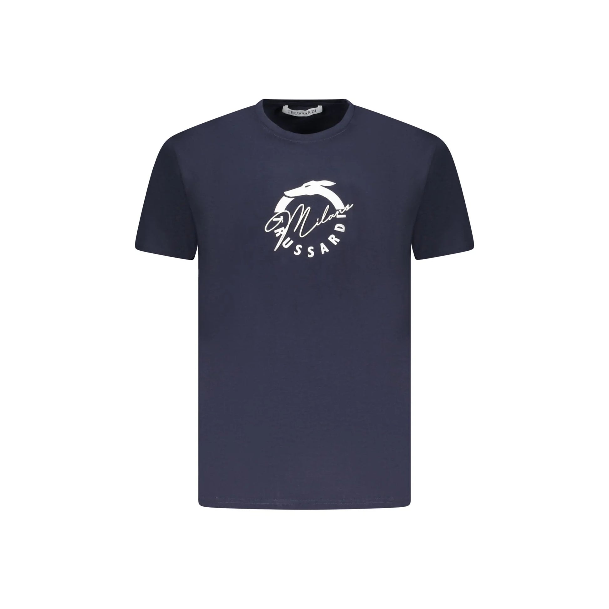 Trussardi T-Shirt Maniche Corte Uomo Blu Stampa Logo - foto prodotto