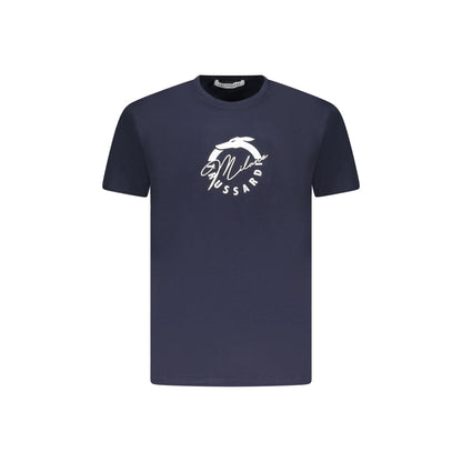 Trussardi T-Shirt Maniche Corte Uomo Blu Stampa Logo - foto prodotto