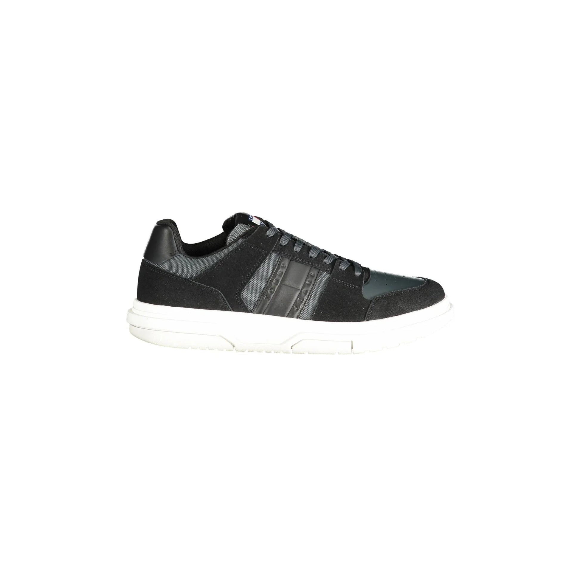 TOMMY HILFIGER Sneakers Uomo Nere con Dettagli Fumo e Logo Nero - foto prodotto