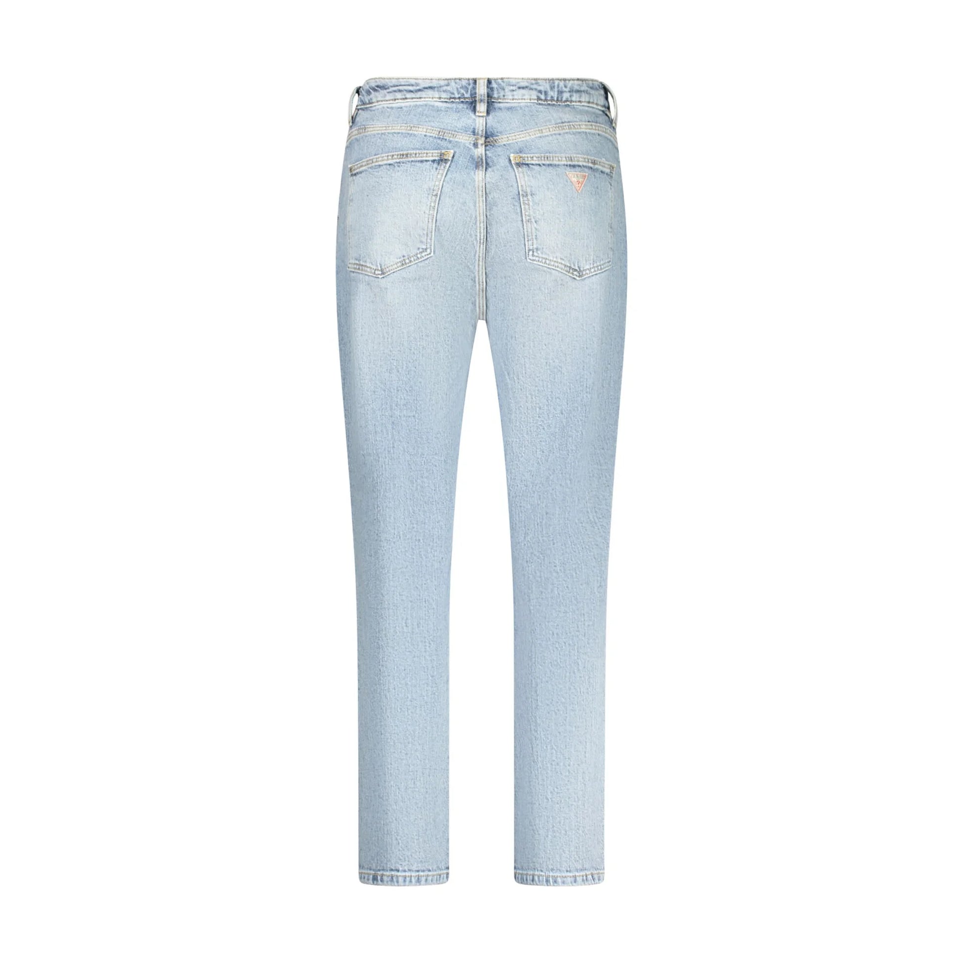 Guess Jeans Donna Azzurri Tapered High Logo - vista 2