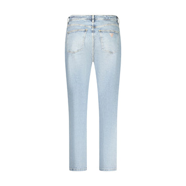 Guess Jeans Donna Azzurri Tapered High Logo - vista 2