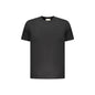 Calvin Klein T-Shirt Uomo Nera Maniche Corte Girocollo Ricamo Logo Nero - foto prodotto