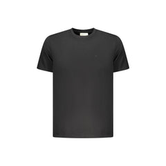 Calvin Klein T-Shirt Uomo Nera Maniche Corte Girocollo Ricamo Logo