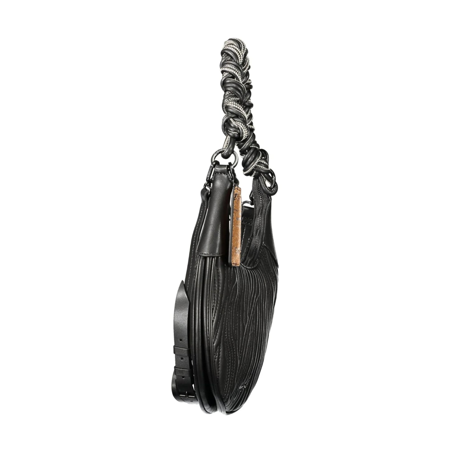 Desigual Borsa a Tracolla Donna Nera Logo Borse nero - vista 3